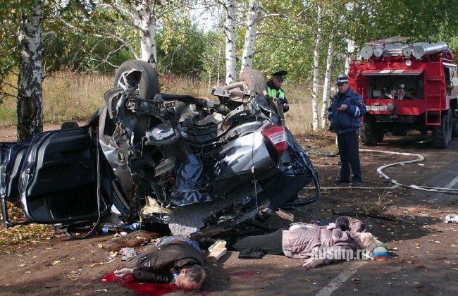 Два человека погибли в жутком ДТП на автодороге Ижевск-Сарапул