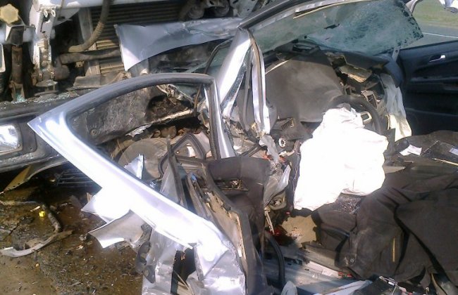 На трассе М-5 водитель погиб, врезавшись в МАЗ