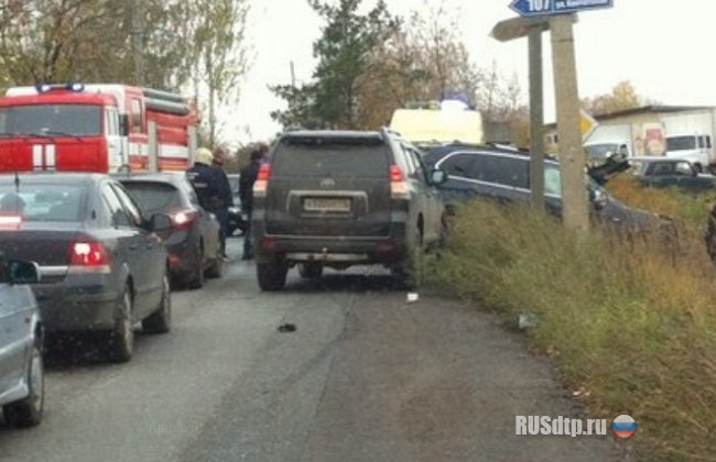 В Казани разбился пьяный водитель