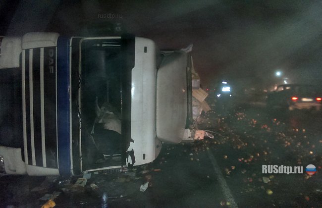 Дальнобойщик погиб в ДТП с участием грузовиков под Уфой
