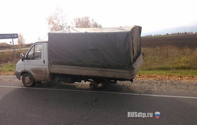 ДТП из- за колеса в Костромской области