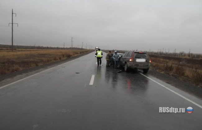 ВАЗ протаранил иномарку в Оренбургской области