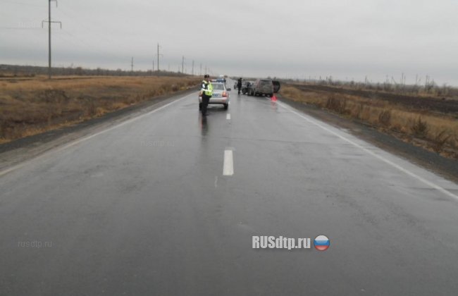 ВАЗ протаранил иномарку в Оренбургской области
