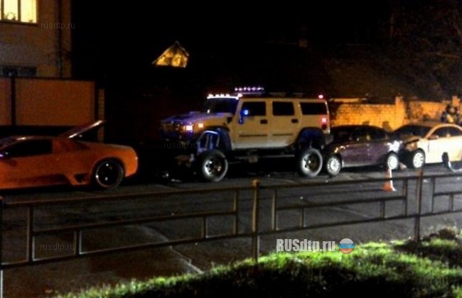 В Херсоне в аварию попали 4 автомобиля. Один человек пострадал