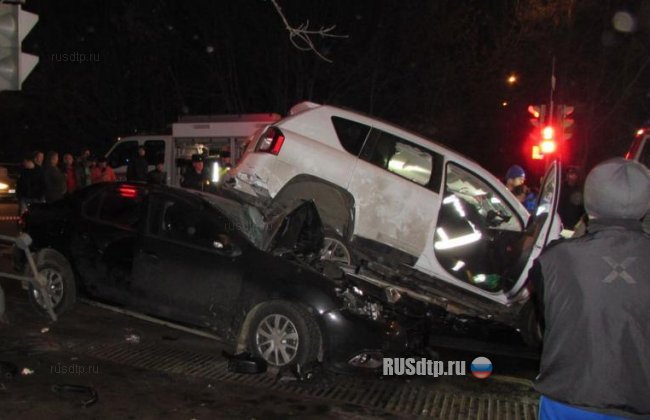 На Востоке Москвы пьяный сотрудник полиции устроил аварию