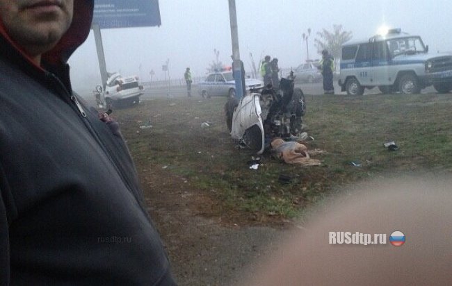 В Астрахани разорвало Тойоту