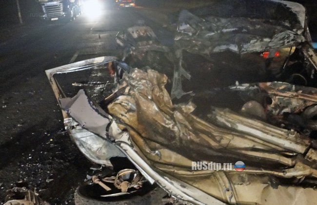 В Курской области в «огненном» ДТП погибли 6 человек