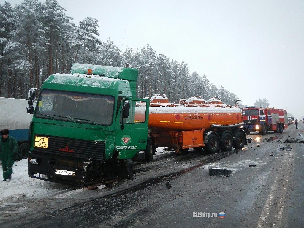 В Гомельской области столкнулись KIA и MA3