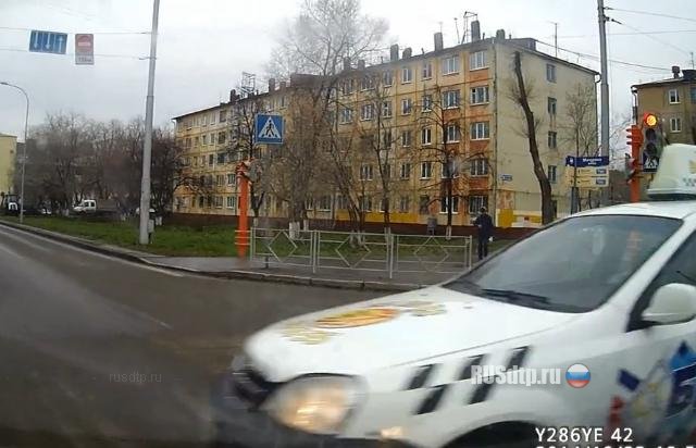 Столкновение с таксистом на проспекте Ленина