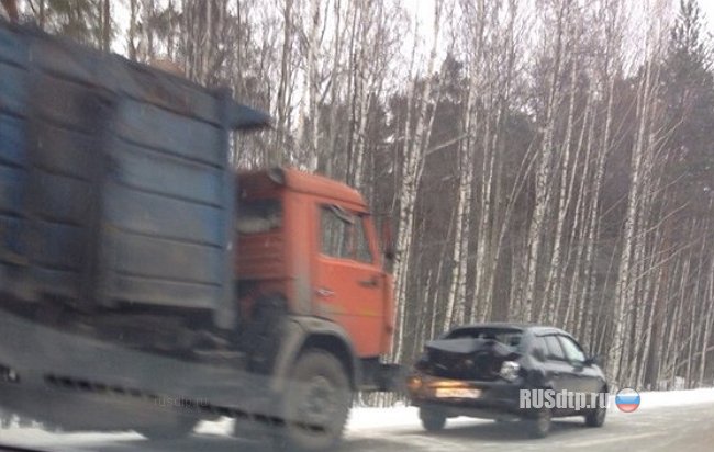 На Серовском тракте столкнулись 15 автомобилей