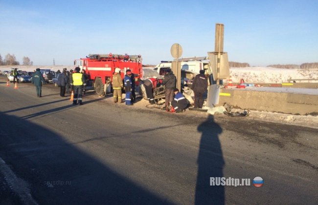 Женщина и двое детей погибли в ДТП в Омской области