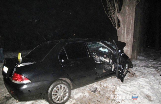 В Киеве Mitsubishi врезался в дерево. Погибли 3 человека