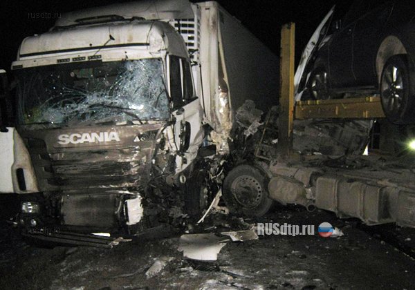 Фура и автовоз столкнулись на трассе М-5 «Урал» в Рязанской области
