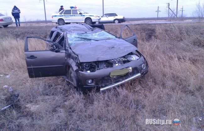 Водитель Mitsubishi погиб в ДТП под Волгоградом
