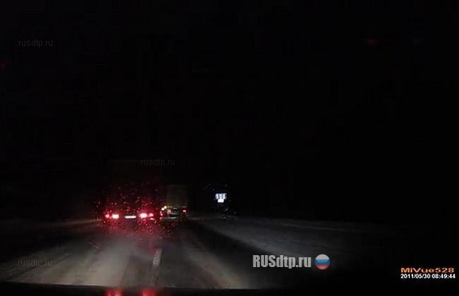 ДТП с автобусом в Тверской области попало в объектив видеорегистратора