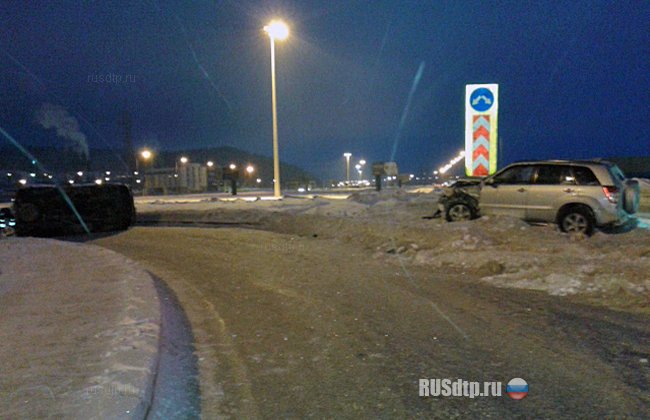 В Ханты-Мансийске пьяный водитель протаранил скорую помощь