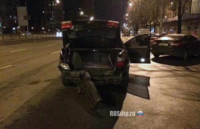 БТР и два легковых автомобиля столкнулись в центре Киева