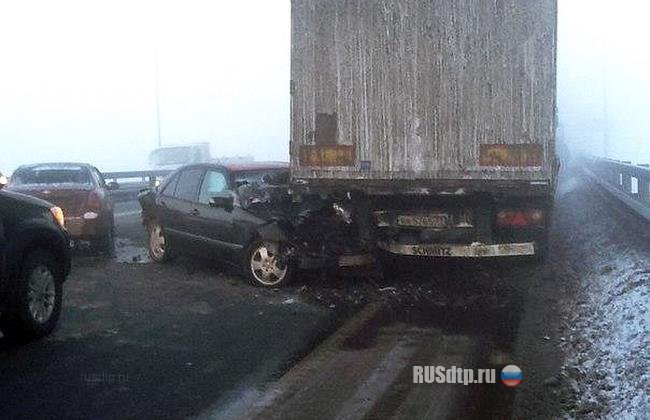 Около 80 автомобилей столкнулись в Московской области