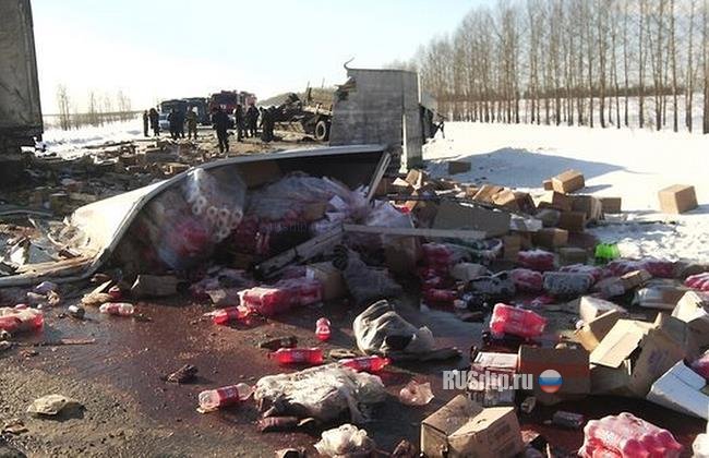 В Татарстане в массовом ДТП с участием большегрузов погиб человек