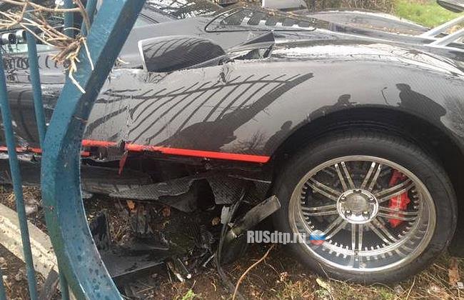 В Лондоне разбили спорткар «Pagani Zonda GJ» стоимостью 1 миллион фунтов