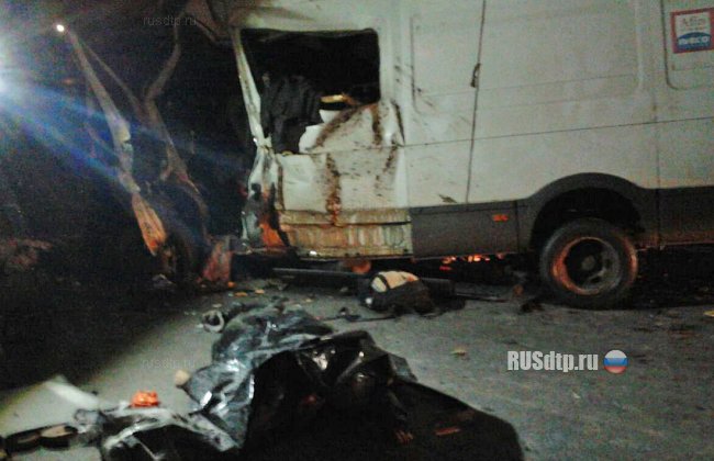 Пять человек погибли при столкновении микроавтобуса с фурой в Башкирии