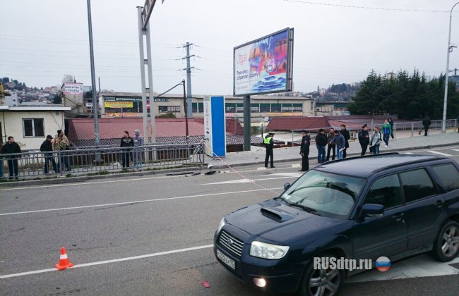 Кадры жуткого ДТП на улице Пластунской в Сочи