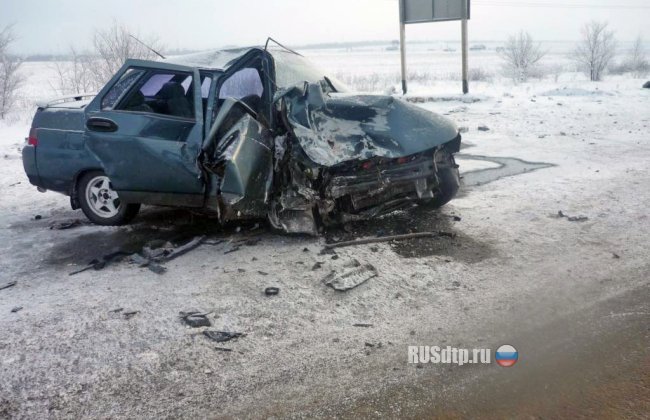 ВАЗ-2110 и «Opel Astra» столкнулись в Оренбургской области