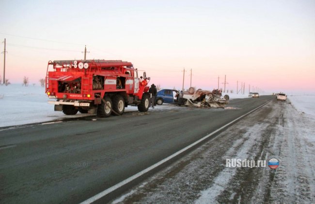 Три человека погибли 14 февраля на автодороге Оренбург – Орск