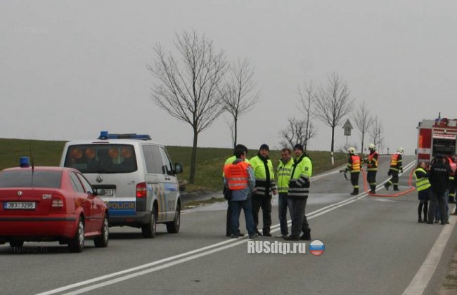 Четыре человека погибли в аварии в Чехии