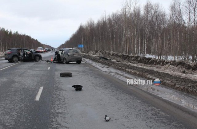 На автодороге Архангельск – Северодвинск столкнулись три автомобиля