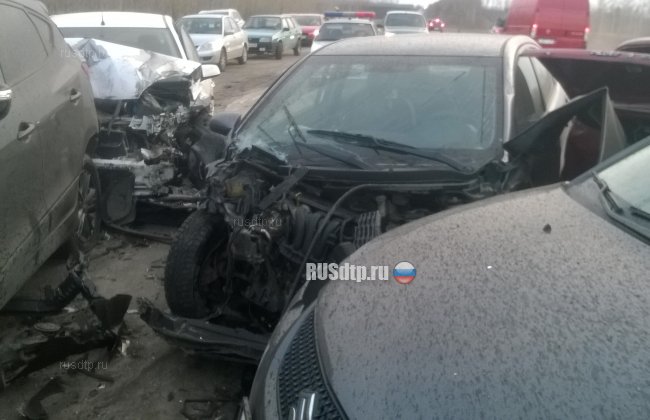 В Воронежской области произошло массовое ДТП с участием 8 автомобилей