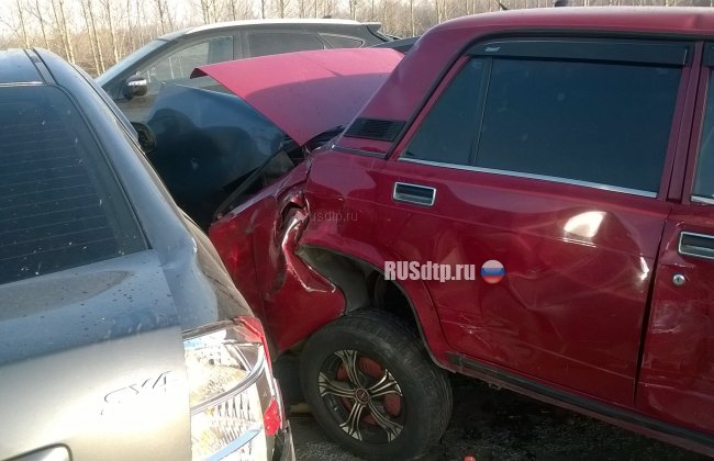 В Воронежской области произошло массовое ДТП с участием 8 автомобилей