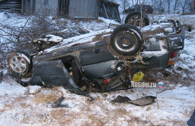 В Карелии двое погибли при опрокидывания автомобиля в кювет