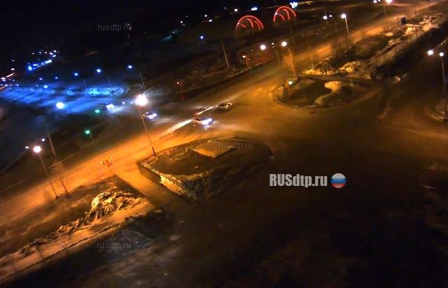 В Прокопьевске полицейская погоня закончилась ДТП