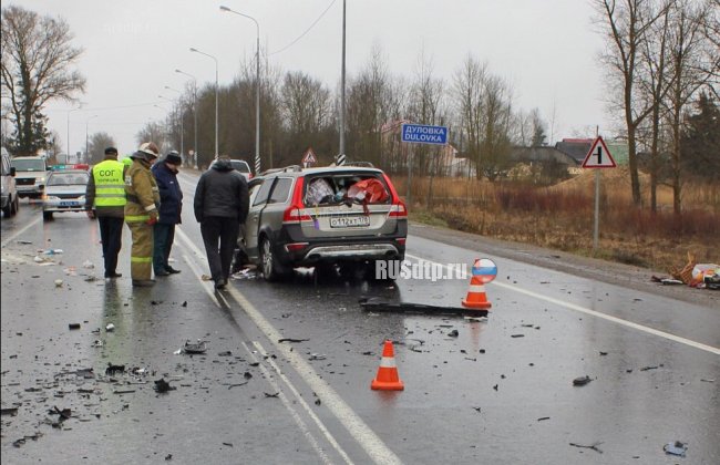 Два человека погибли при столкновении VOLVO и «Калины» в Псковской области
