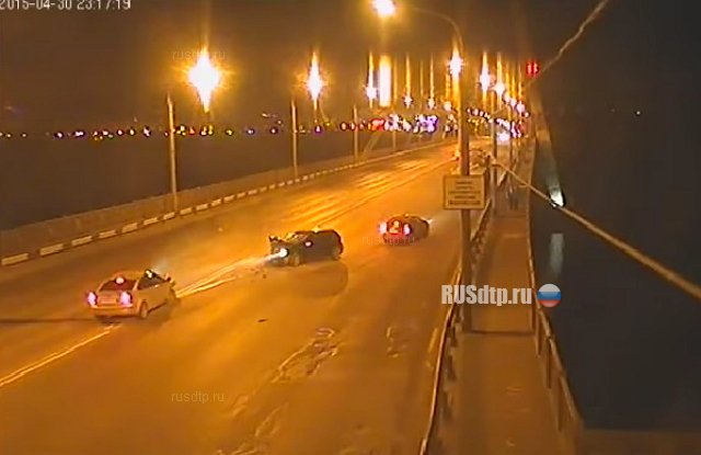Столкновение на мосту в Череповце