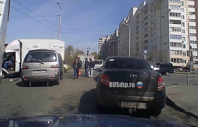 Авария на 20-й линии в Омске