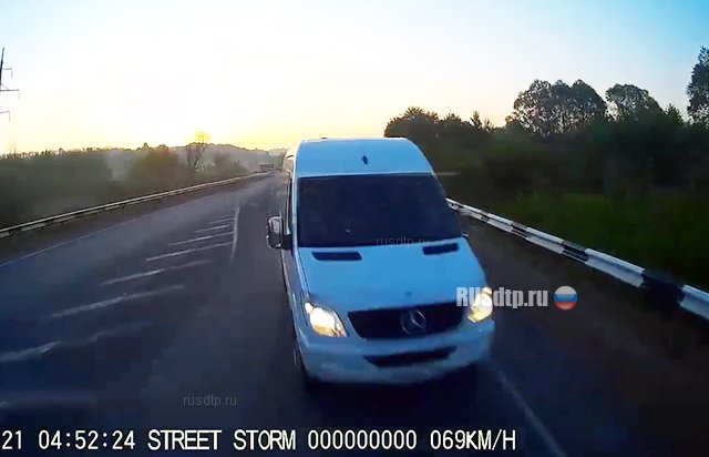 Появилась видеозапись столкновения автобуса с фурой под Нижним Новгородом