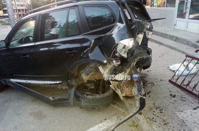 В Ставрополе лихач врезался в 6 припаркованных автомобилей