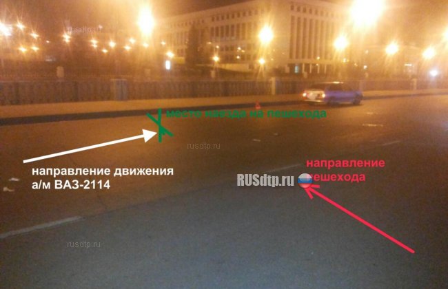 В Казани погибла пешеход