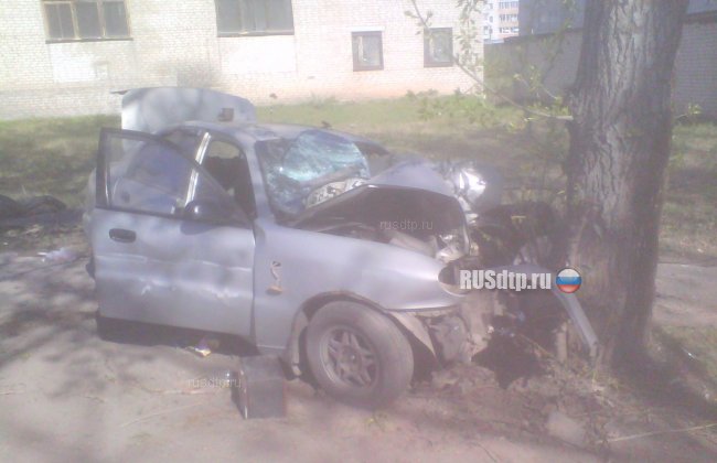 Несовершеннолетний водитель врезался в дерево в Кирове