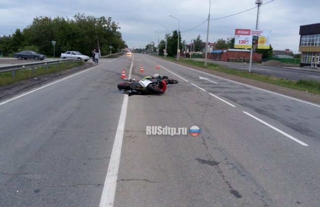Два мотоцикла столкнулись в Краснодарском крае