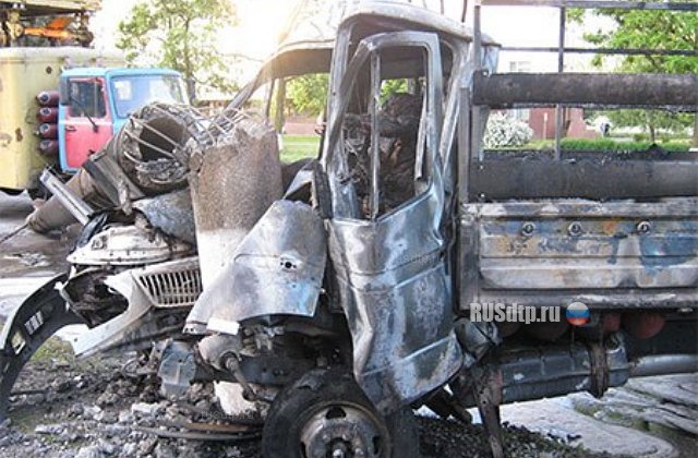 В Сумах сгорел водитель