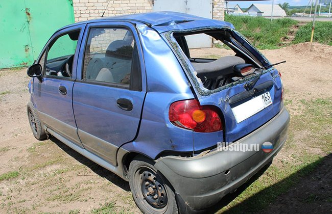 4-летний ребенок завел машину и устроил ДТП в Самарской области