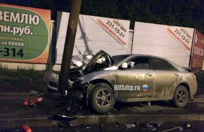 Водитель автомобиля \&#187;Toyota Camry\&#187; погиб в ДТП в Красноярске