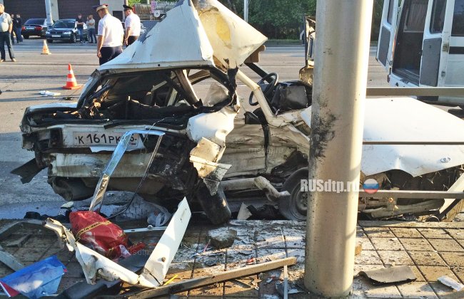 Два человека погибли в утреннем ДТП в Краснодаре