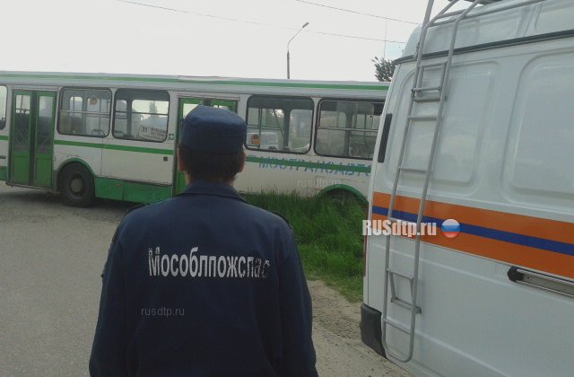 Авария с автобусом в Московской области