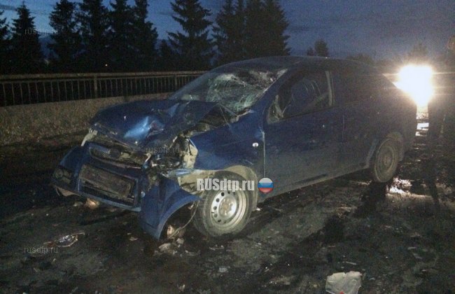 В Новгородской области автомобиль столкнулся с двумя мопедами