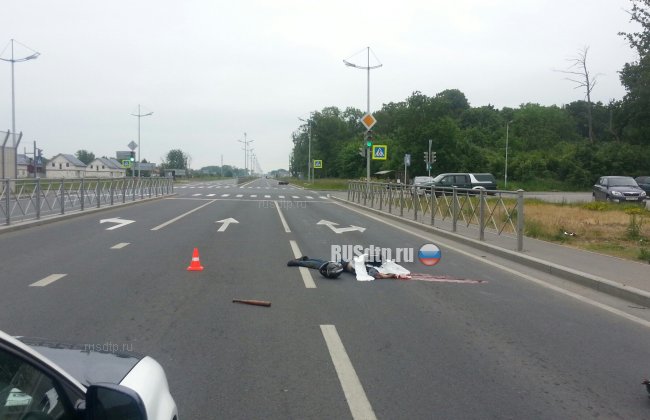 Байкер и его пассажир погибли в ДТП в Калининградской области
