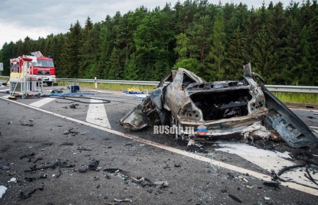 В жутком столкновении BMW и Volvo погиб человек